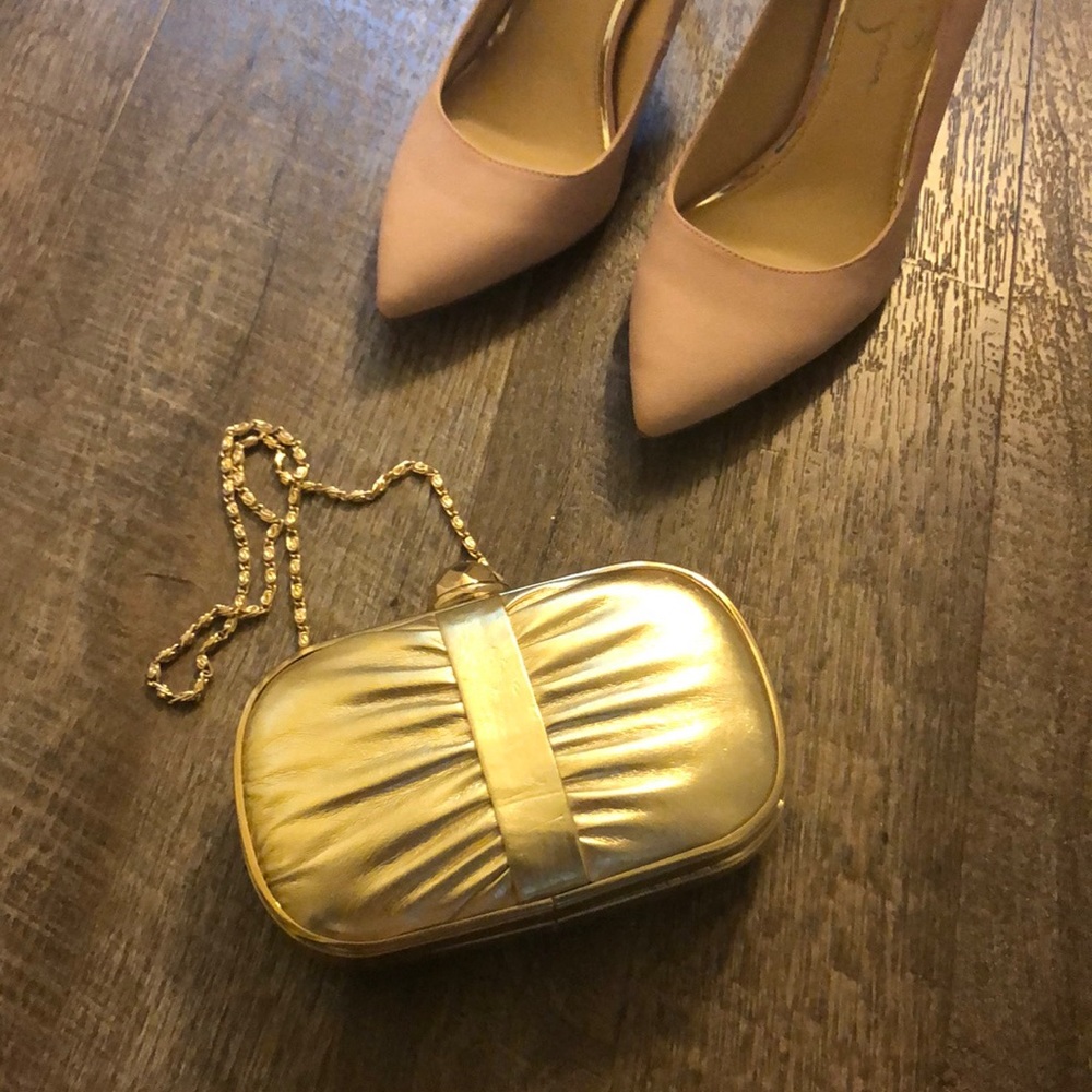 🥂👛Gold clutch